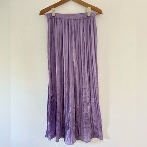 SIMPLY VERA VERA WANG Lilac / Lavender pleated maxi skirt